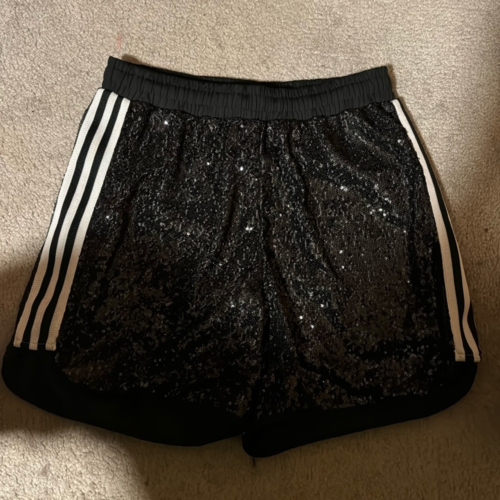 Sequined Athletic Shorts